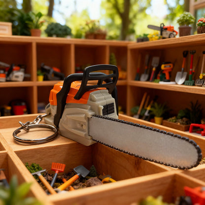 🛠️2-in-1  Mini Grinder Keychain: On-the-Go Smoothing Tool + Tool Enthusiast Collectible