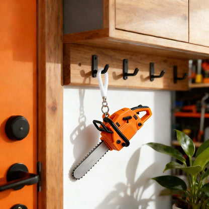 🔥2-in-1 Mini Chainsaw Keychain: On-the-Go Chainsaw Keychain Tool + Tool Enthusiast Collectible